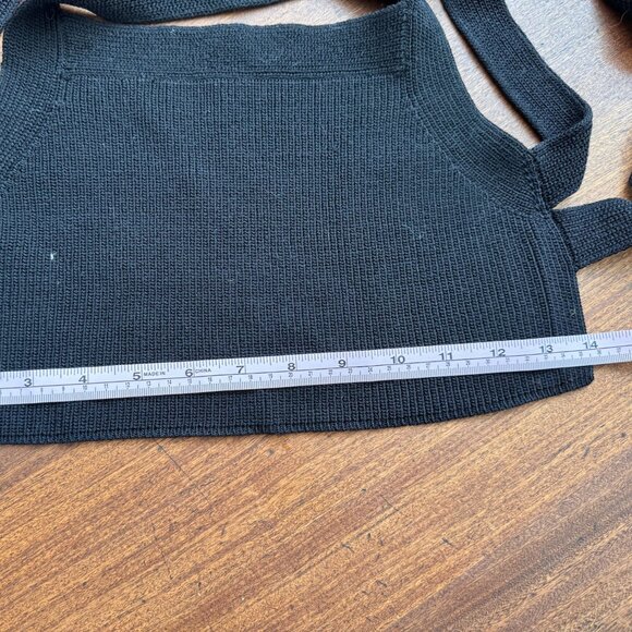 ✨ Wilfred / Aritzia | Open tie back Knit Crop tank top | Size S ✨ - Picture 8 of 9